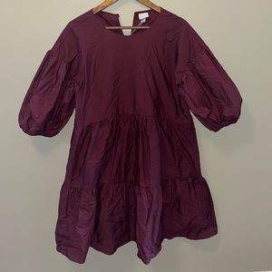 Tiered Puff-Sleeved A New Day Dress